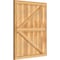 Ekena Millwork Framed Board-n-Batten Shutters w/Z-Bar, Rough Sawn Western Red Cedar, 32 1/4W x 39H, PR RBF06Z32X039RWR - alternate 4